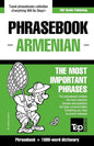 English-Armenian phrasebook and 1500-word dictionary - Paperback