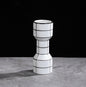 Simple Nordic Minimalism Black And White Striped Ceramic Vase