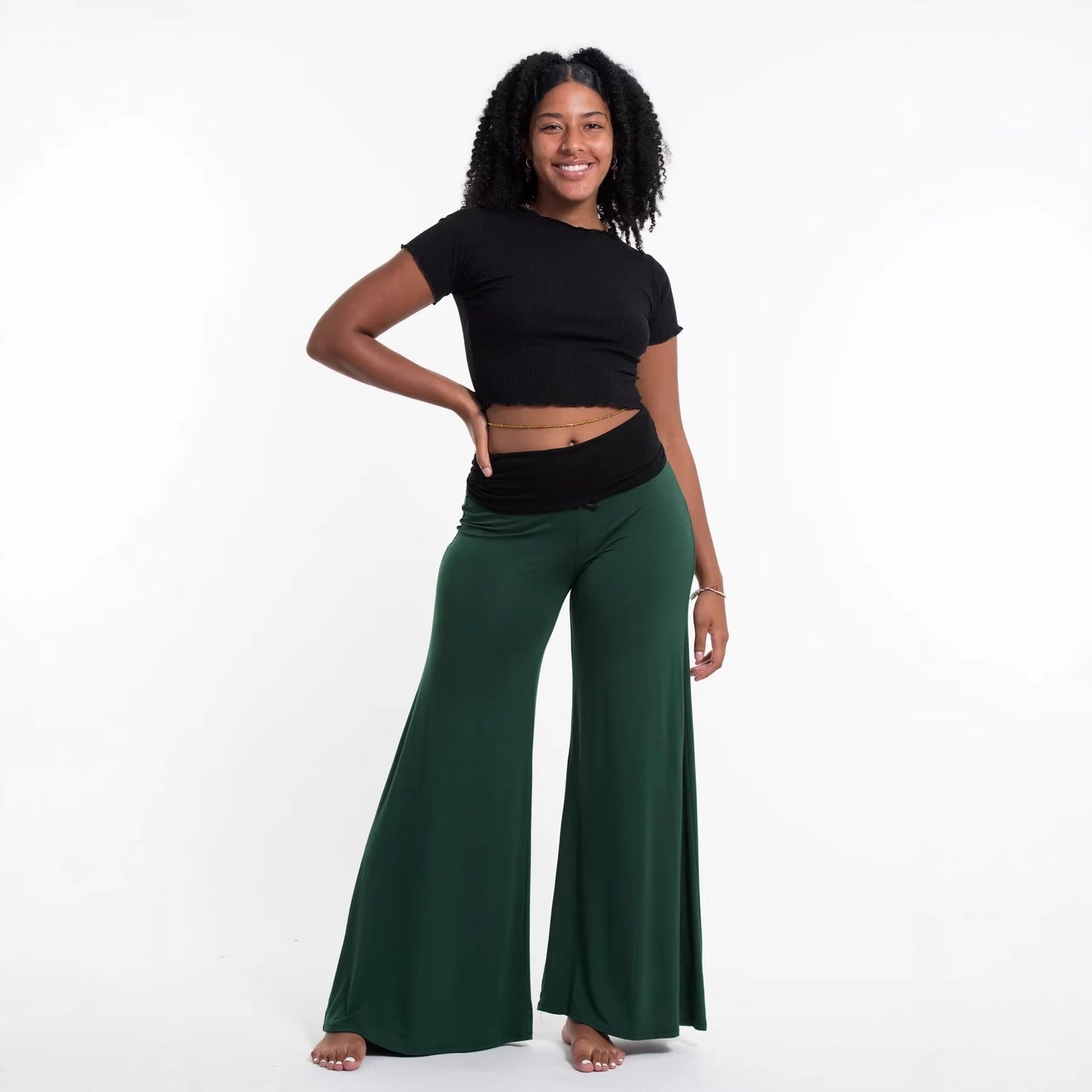 Womens Casual Wide-leg Pants For Sports And Leisure