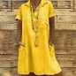 Plus size short sleeve dress