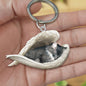 Acrylic Creative Cute Dog Animal Keychain
