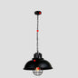 Retro Restaurant Restaurant Dining Table Single-head Iron Pot Cover Lampshade Chandelier