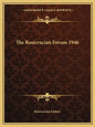 The Rosicrucian Forum 1946 - Paperback