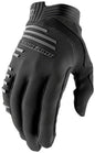 100% R-Core Gloves - Black Full Finger Men's Medium