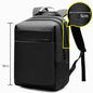 New black Computer backpack men''s European and American trend schoolbag
