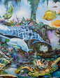Under The Sea: Fishes, Turtle, Seaweed, Artwork, Painting, Story book, - Paperback