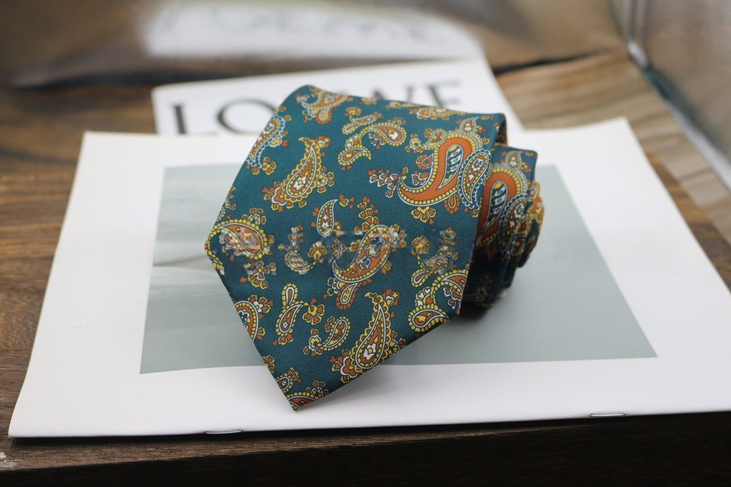 9cm Business Formal Wide-width Tie, Mens Vintage Style