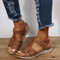 Women's Vintage Plus Size Wedge Sandals