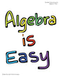 Algebra is Easy Part 1 - Paperback