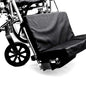 Hermell Products WC2218 Padded Wheelchair Foot Rest 1 Count (Pack of 1) Black