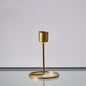 Iron Art Perforated Candlestick Table Decoration Candlelight Dinner Props