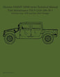 Humvee HMMV M998 series Technical Manual Unit Maintenance TM 9-2320-280-20-1 - Paperback