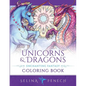 Unicorns and Dragons - Enchanting Fantasy Coloring Book - Paperback