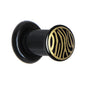 4G Anodized Titanium Gold Animal Print Plug