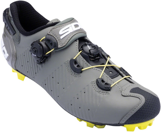 SIDI Drako 2S SRS Mountain Clipless Shoes - Men's Military Yellow 40.5