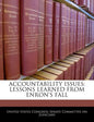 Accountability Issues: Lessons Learned from Enron's Fall - Paperback
