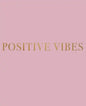 Positive Vibes: A decorative book for coffee tables, bookshelves and interior design styling - Stack deco books together to create a custom look - Paperback
