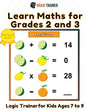 Learn Maths For Grade 2 and 3 - Logic Trainer For Kids Ages 7 to 9 - Paperback