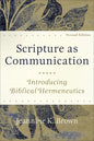 Scripture as Communication - Hardcover