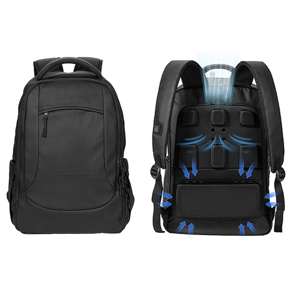 Black Technology Ice Cooling Backpack Circulation For 18L Large Capacity Travel Commute Business Trip Men's Essential Breathable Mesh Anti-Sweat Multi-Compartment Storage