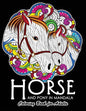 Horse and Pony in Mandala Coloring Book: Adults Coloring Book - Paperback