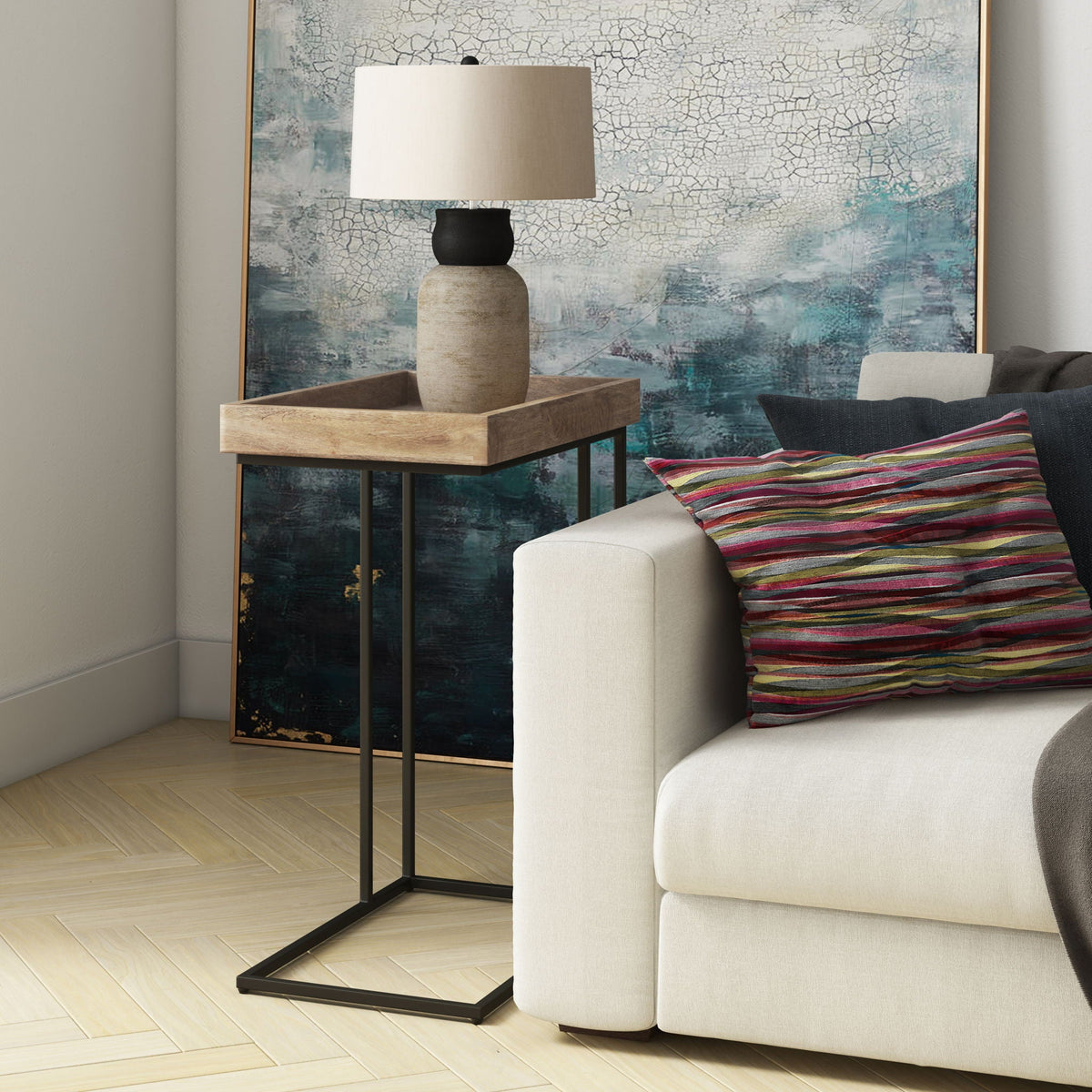 Gallagher - Handcrafted C Side Table