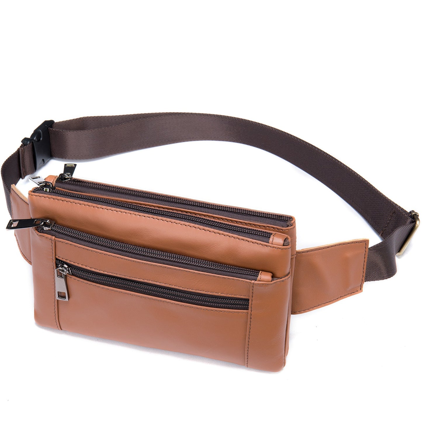 High-end Full-grain Leather Chest Bag