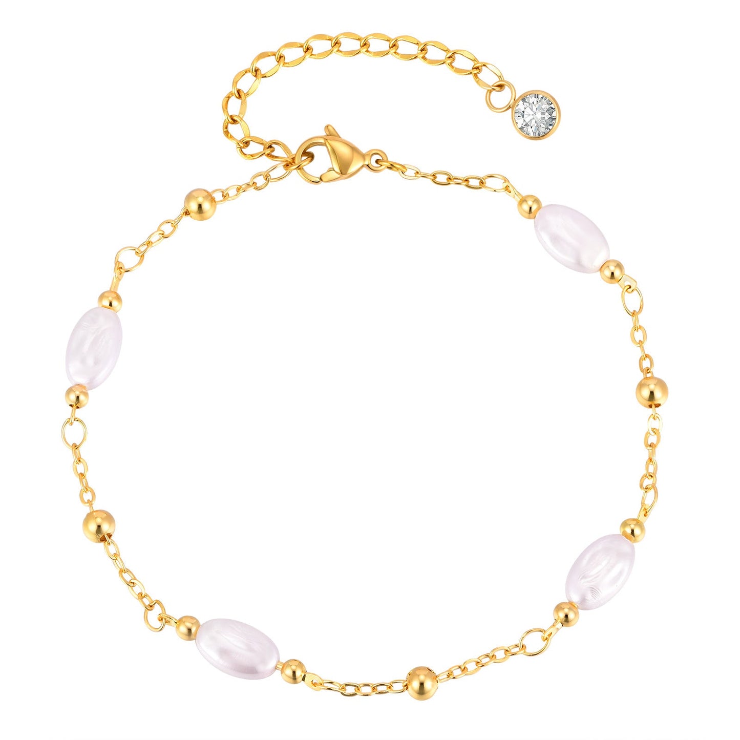 Pearl Chain Anklet Chic And Elegant For Women