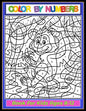 Color by Numbers Coloring Book for Kids Ages 8-12: Large print, Great Activity Book Gift For Kids - Paperback