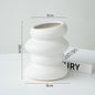 Modern Minimalist Creative And Slightly Luxury Silver Vase Ceramic Ins Style