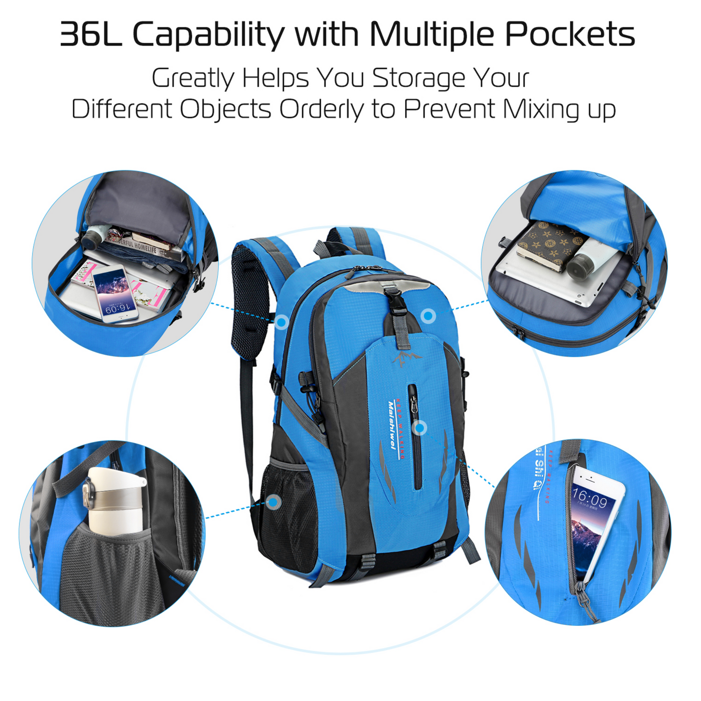 GBruno 36L Outdoor Backpack