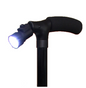 Luminous walking stick five section telescopic folding old tumbler magical aluminum alloy