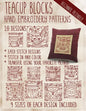 Teacup Blocks Hand Embroidery Patterns - Paperback