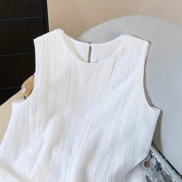 New Stylish Minimalist Sleeveless Loose Vest For Summer Workwear