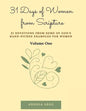 31 Days of Women from Scripture Volume 1: Bible Study Guide - Paperback