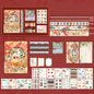 Ancient Style Hand Book Tape Stickers Sticky Notes Gift Box