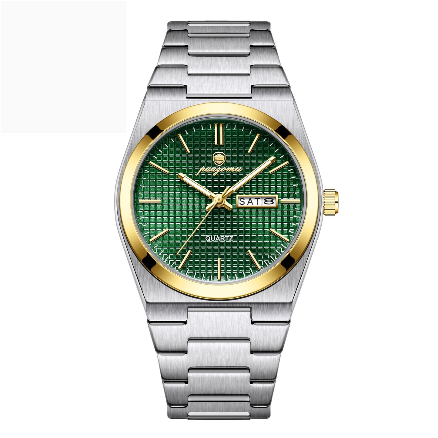 Luminous Quartz Waterproof Calendar Watch