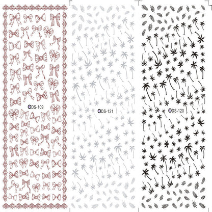 Watermark sticker decal nail sticker
