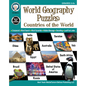 World Geography Puzzles: Countries of the World, Grades 5 - 12 - Paperback