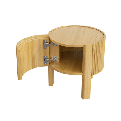 3-Piece Living Room Table Set, 1 Coffee and 2 Side Tables, Solid Wood, 47 in