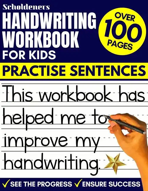 Handwriting Workbook for Kids: Practise Sentences - Paperback