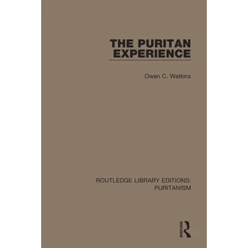 The Puritan Experience - Paperback