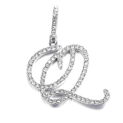 Hip hop accessories grass letter pendant melon seed buckle Cuban chain accessory