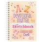 A to Z Devotional Journal and Sketchbook for Courageous Girls - Spiral