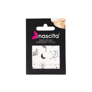 Nascita Rose & Stars Temporary Tattoos: Easy-to-Apply Body Gems for Festival Makeup, Face Jewels, & Trendy Adhesive Rhinestones