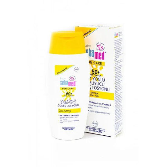 Sebamed Sun Baby SPF 50+ Lotion - Dermatologically Tested Sunscreen for Babies, UVA and UVB Protection