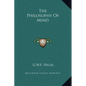 The Philosophy Of Mind - Hardcover