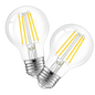 2 Pack - Dimmable LED Clear 60W Eq. A19