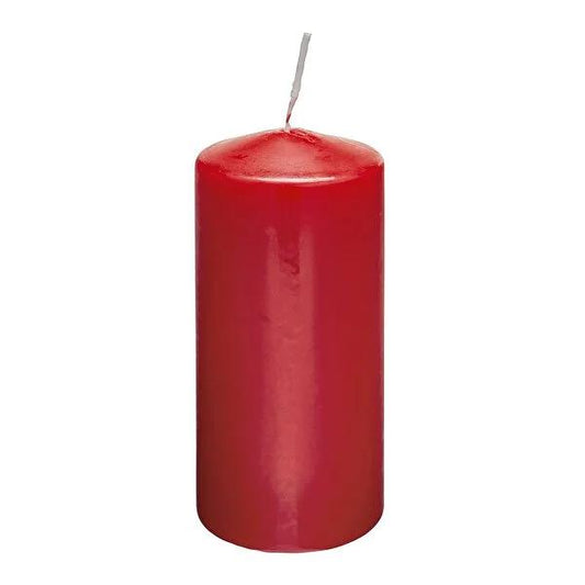 Rubin Licht Red Candle 120x60 mm - German Quality, Eco-Friendly, Romantic Ambiance Candle