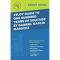 Study Guide to One Hundred Years of Solitude by Gabriel Garcia Marquez - Paperback